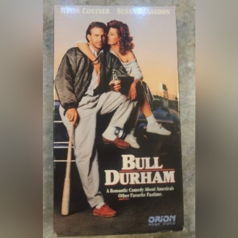 Bull Durham VHS Kevin Costner MLB Baseball Movie Film Susan Sarandon Vintage 80s